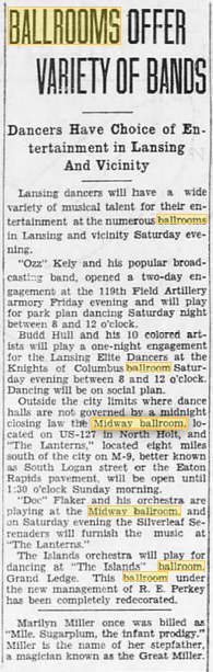 Midway Gardens (Midway Ballroom) - 1931 Article (newer photo)